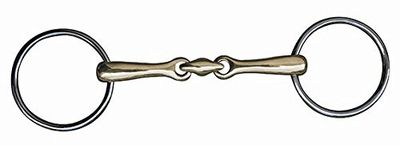HKM 540644 unterlegtrense en Argentan, brisé Double, 14 mm, M