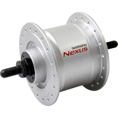 Shimano Buje Dinamo 100/36 Plata-DH-C3000 6V/2.4W Tuerca