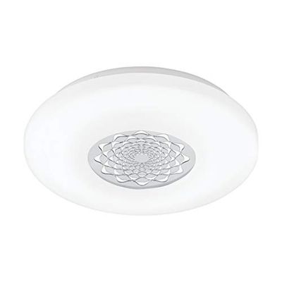 Eglo CAPASSO 1 Lampada da Parete/soffitto LED, 18 W, Bianco