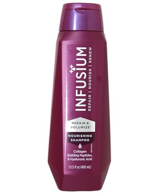 Infusium Repair and Renew Shampoo - Infused with Argan Oil and Keratin - Hair Care for Dry Hair - Moisturizing Shampoo for Women - 13.5 oz