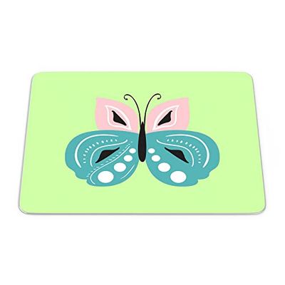 Bonamaison, Tapis de Souris Rectangle Imprimé Numériquement, Fond Antidérapant, pour Bureau et Maison, Taille: 22x18cm
