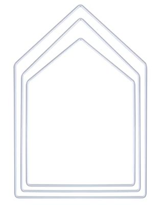 Rayher Knutselaccessoires, wit, doos 3 stuks