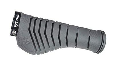 T-one JGO.PUÑOS Aero 130 mm 1 Tornillo SEGUR.GR/NE Puño, Adultos Unisex, Multicolor (Multicolor), Talla Única
