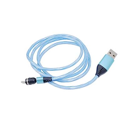 SIMONI RACING RCLC Kabel Ładowarka LED Niebieski z obrotem 360°