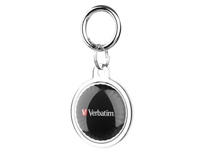 Verbatim My Finder Coin Traceur Bluetooth pour clés, sac à dos, valise, portefeuille et autres - Compatible avec Apple « Où est ? » - Avec batterie remplaçable et étui de protection