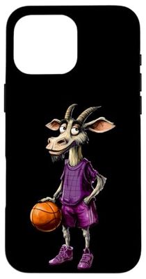 Goat Basketball / Basketball Player Goat Case for iPhone 16 Pro Max