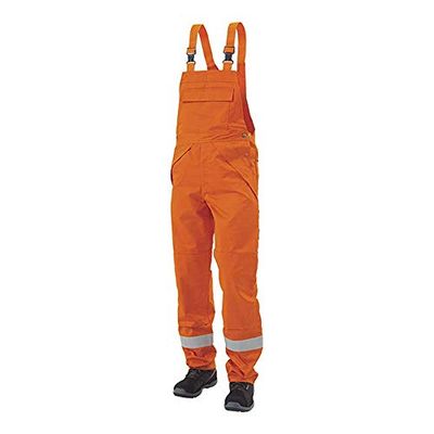 J.A.K. 1210307100 Serie 12103 65% algodón/34% poliéster/1% Negastat Latzhose, Naranja, 56 R (39/32) tamaño