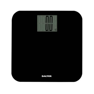 Salter 9049 BK3R MAX Pèse Personne Numérique, Balance Personnelle Électronique, Capacité Maximale 250KG, Écran Facile à Lire, Lecture Instantanée Précise, Mesures en KG ou st/lbs, Noir