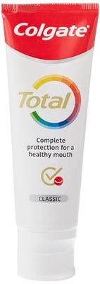 Dentifrice Colgate Total Soin Complet - Répare - Revitalise - Rafraîchit - Défense antibactérienne renforcée pendant 24h 75 ml