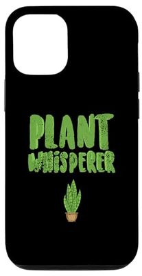 Carcasa para iPhone 12/12 Pro Plant Whisperer Design Plantas verdes Amante de las plantas