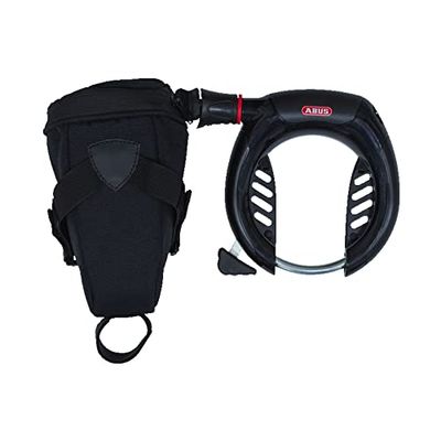 ABUS Antivol de cadre PRO Shield XPlus 5955 NR - Kit d'antivols pour vélo avec chaîne Chain 6KS/85 et sacoche pour antivol ST5950-8,5 mm - Niveau de sécurité 9 - Noir