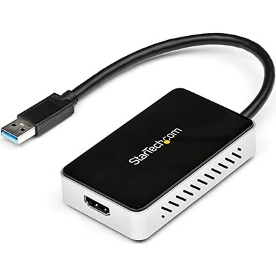 StarTech.com USB 3.0 to HDMI Adapter w/ 1x USB, HDMI Monitor Converter for Windows , TAA (no support for macOS/ChromeOS/Linux)