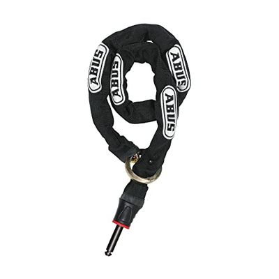 ABUS ringslot-insteekketting - Adaptor Chain 2.0 8KS - Ketting voor secundaire fietsbeveiliging - 8 mm dik - 85 cm lang - zwart - zonzonder slottas 5950