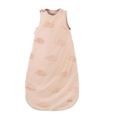 roba Saco de Dormir para Bebé Lil Elephant - Longitud: 110 cm de 12 meses - Certificado GOTS - Ideal para Todas las Estaciones - Marrón