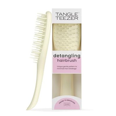 Tangle Teezer Extra Gentle Ultimate Detangler Hairbrush, Less Tension to Minimise Breakage, Effective and Extra Gentle Detangling, Safe for Use on Wet and Dry Hair, for All Hair Types, Chamomile