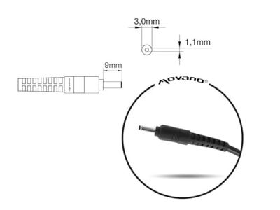 CARGADOR DE PORTÁTIL MITSU 19V 2.37A 3.0X1.1 - ASUS ACER