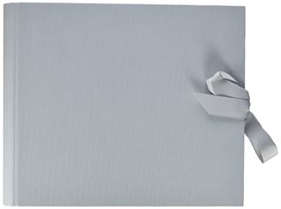 2 Ring Photo Album 40 Pages - Grey with Bow