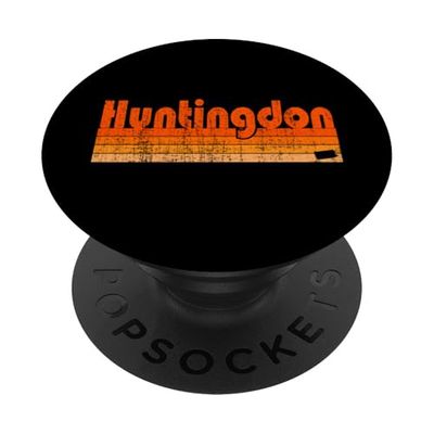 Estilo retro de los 80 en Huntingdon, Pensilvania PopSockets PopGrip Adhesivo