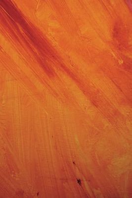Orange Brushstrokes Notebook: Artistic orange painting graphic. Cheery gift. Glossy 6x9 softcover. 120 ruled pages.