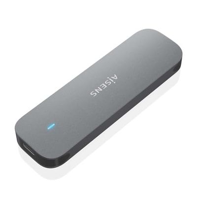 AISENS Boîtier Externe M.2 (NGFF) ASM2-006GRY SATA vers USB3.1 GEN1 Gris