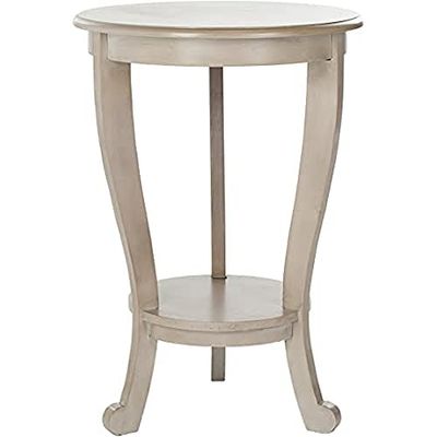 Safavieh EUH5711C Jones Table d'Appoint Pin Crème en Détresse 45 x 45 x 66,04 cm
