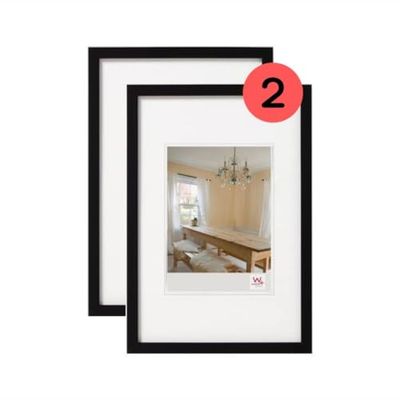 walther design Peppers Cadre Photo, Noir, 7 x 10 cm