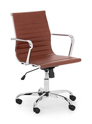 Julian Bowen Gio Brown & Chrome Kontorsstol