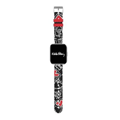 Celly x Keith Haring Smartwatch 1.81" Uomo e Donna, Elegante SmartWatch Fitness con Monitoraggio Salute e Allenamento, Controllo Musica Remoto e Display Colorato, Resistente all'Acqua