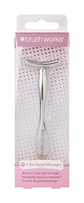 Brushworks Zinc T-Bar Facial Massager