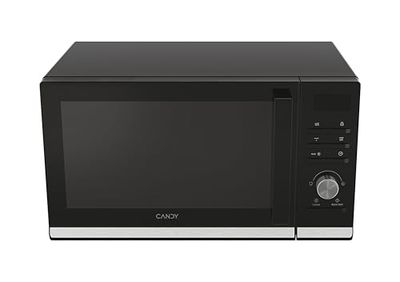 Candy Moderna Forno a Microonde con Grill, 23 Litri, 900W, 40 Programmi, 6 Livelli di Potenza, Funzioni Defrost e Autoclean, App hOn, Libera Installazione, 48,3 x 40,6 x 28,1 cm, Nero - CMGA23TNDB