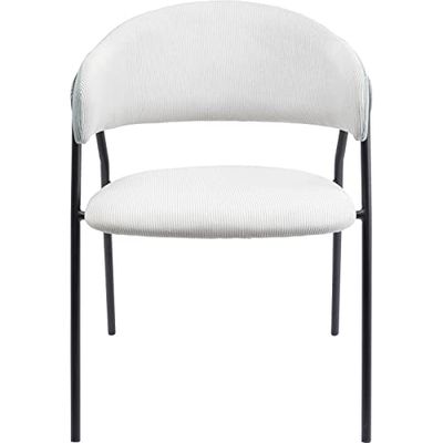 Kare Design armleuningstoel Olina grijs, zithoogte 48cm