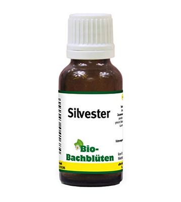cdVet Natuurproducten Biologische achbloesem, oudejaarsavond, 20 ml, hond, kat paard, angst voor luide geluiden + andere dieren of mensen, zonder alcohol + suiker, biologisch gecertificeerd, nachtkaarsolie
