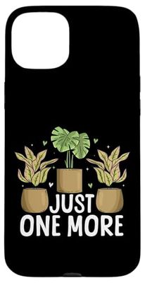Just One More Houseplant Potted Green Plants Case for iPhone 15 Plus