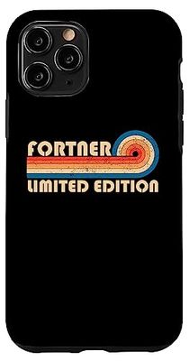 Carcasa para iPhone 11 Pro FORTNER Surname Retro Vintage 80s 90s Birthday Reunion