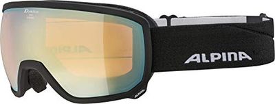 ALPINA Unisex - Adultos, SCARABEO Q-Lite Gafas de esquí, Black Matt, One Size