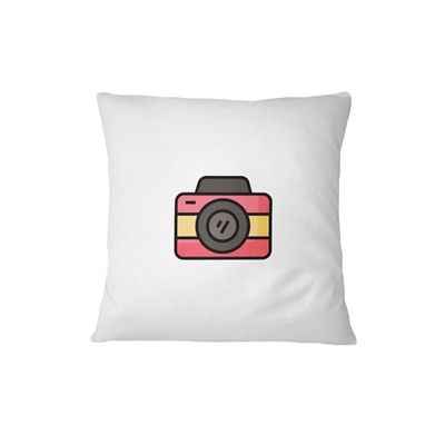 Bona Basics, Dekorativt kuddfodral, Dekorativt örngott, Heminredning, för Soffa, Kafé, Storlek: 60x60 Cm, Färg: Vit