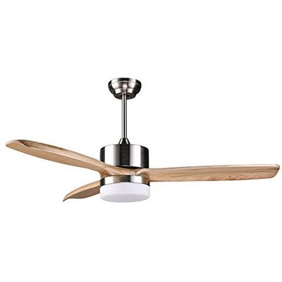 wonderlamp Keros ventilador de teto, prata,