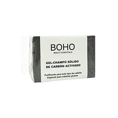 Gel-Champu solido de carbon activado 55 g BOHO