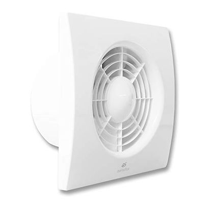 QS120HTBB di Aerauliqa - Aspiratore assiale diam.119mm - 14W - 175m3/h - cod. PQS0010Q - con controllo di umidità e timer