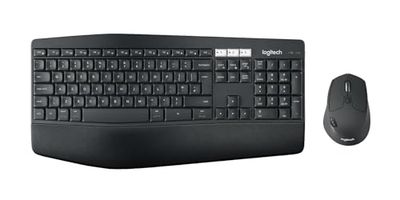 Logitech MK850 Performance Wireless Keyboard and Mouse Combo, QWERTY US International Layout - Black