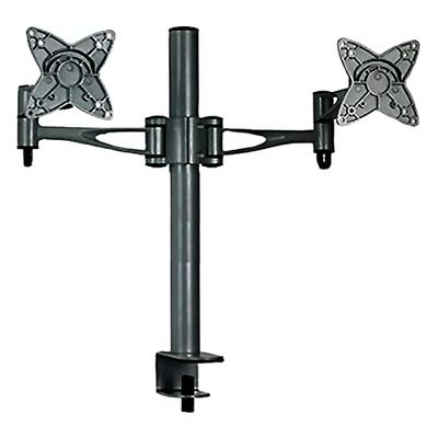 BeMatik - Suporte de mesa para 2 ecrãs VESA 75/100 em horizontal