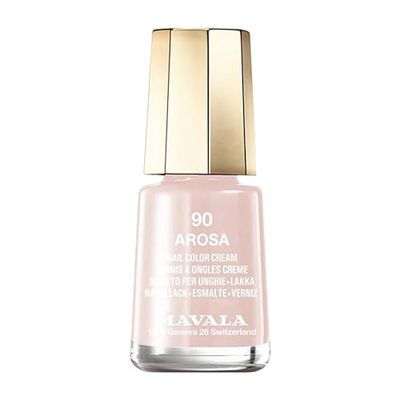 MAVALA - Mini cores rosa 90 5 ml, esmalte de unhas pequeno, cor rosa claro, minimiza a vaporação, formulado com ingredientes selecionados, prático para transportar