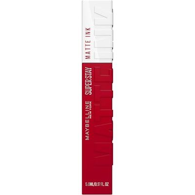 Maybelline Superstay Matte Ink Longlasting Liquid, Red Nude Lipstick, Up to 12 Hour Wear, Non Drying, 20 Pioneer