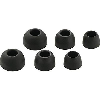 Basetech YTI-189 - Almohadillas para auriculares in-ear (3 pares), color negro