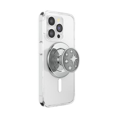PopSockets PopGrip - Soporte magnético para teléfono MagSafe, Parte Superior Intercambiable, Agarre Seguro para Fundas MagSafe de iPhone, Soporte para visualización Manos Libres, Compatible con Carga