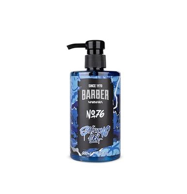BARBER MARMARA Gel de afeitado para hombre No.76 – Gel de afeitado transparente para hombre 500 ml – Shaving Gel Men – para un afeitado preciso de los contornos de la barba, deslizamiento óptimo