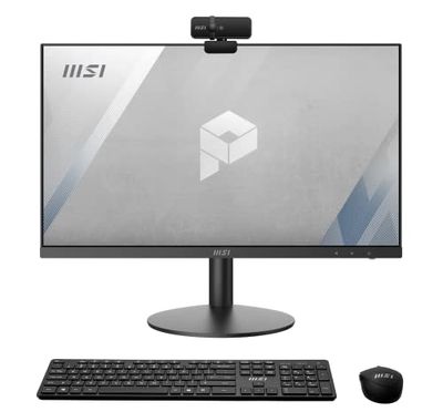 MSI PRO AP241 11M-017EU PC All-in-one, Display IPS 23.8" (FHD 1920x1080), Intel Pentium G6405 (2 core, 4.10GHz), 4GB RAM, 128GB SSD, WIFI, BT, USB 3.2, HDMI, Windows 10 Pro, Nero