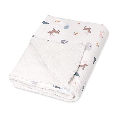 Julius Zöllner Couverture d'hiver en Jersey Taille 70100, Couverture Enfant | Fabriqué en Allemagne | Jersey 100% Coton | Certifié Oeko-Tex Standard 100 | Little Fox