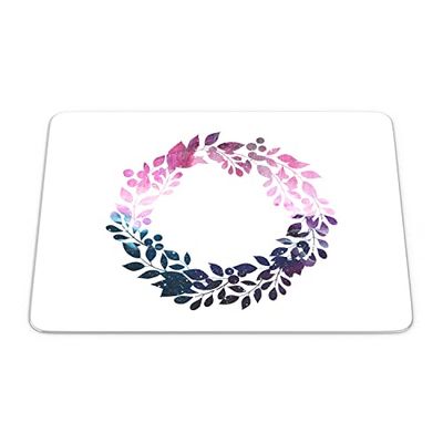 Bonamaison, Tappetino per il mouse rettangolare con stampa digitale, antiscivolo, per ufficio e casa, dimensioni: 22 x 18 cm