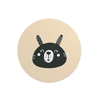 Questo Casa, Round Digital Printed Mouse Pad, Non-Slip Base, for Office and Home, Diameter:22cm